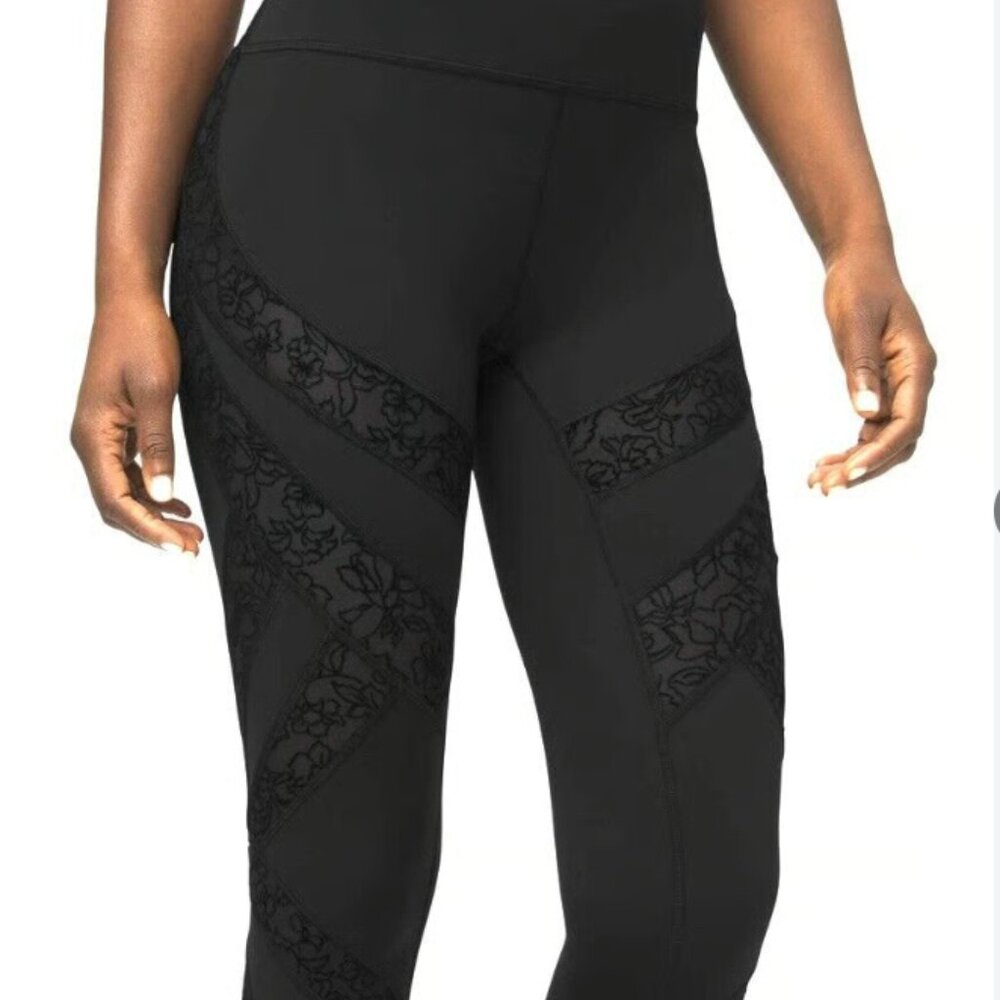 Lululemon Athletica | Wunder Under Hi-Rise Tight 28" Flocked - Black